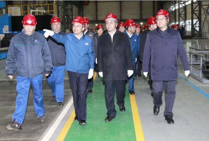 雷凡培、楊金成到渤船集團(tuán)調(diào)研