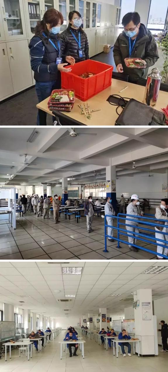 員工就餐：分開、分開、分開